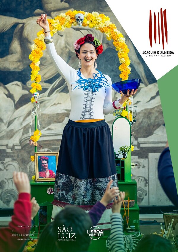 Cartaz: Antiprincesas Frida Kahlo [teatro infantil]