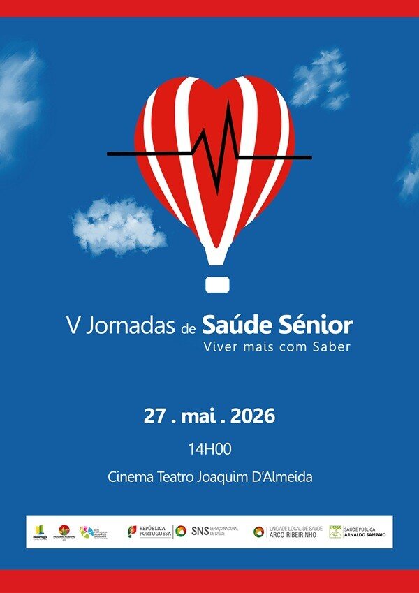 Cartaz: V Jornadas de Saúde Sénior