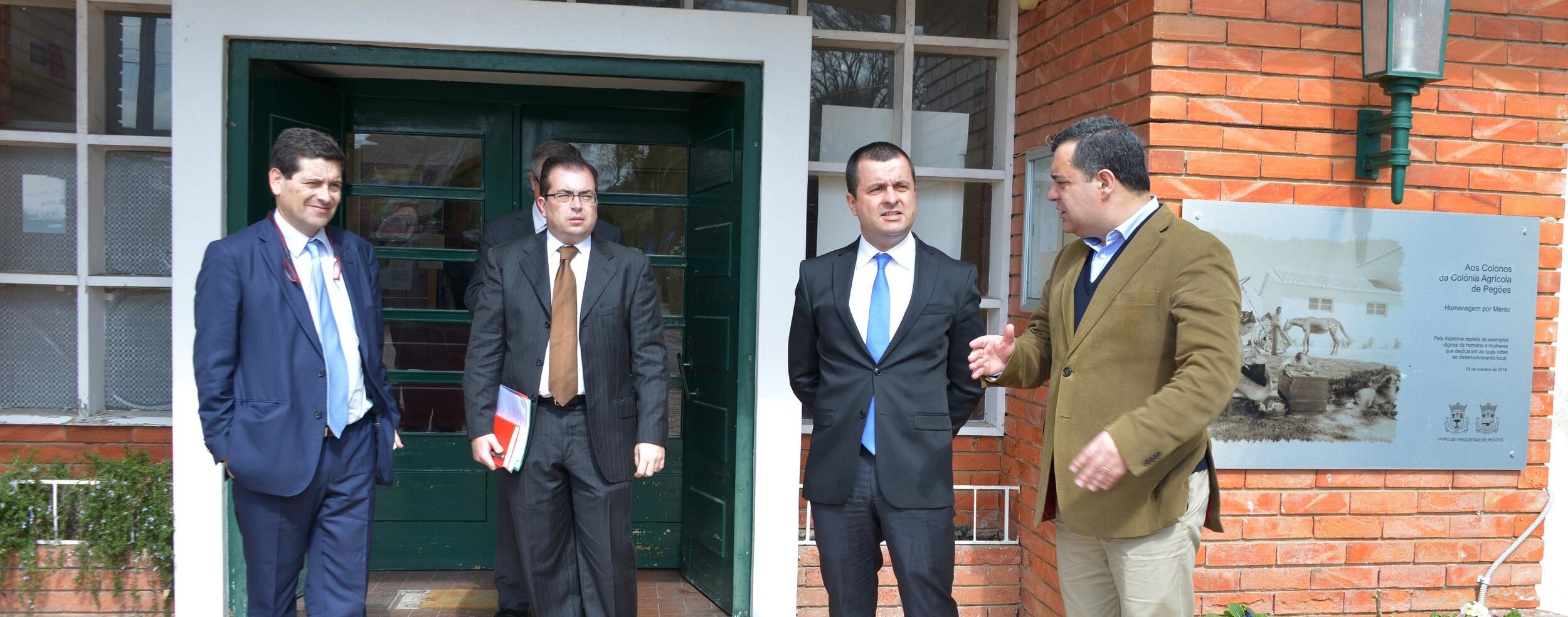 Deslocação secretário de estado das Infraestruturas à EN4