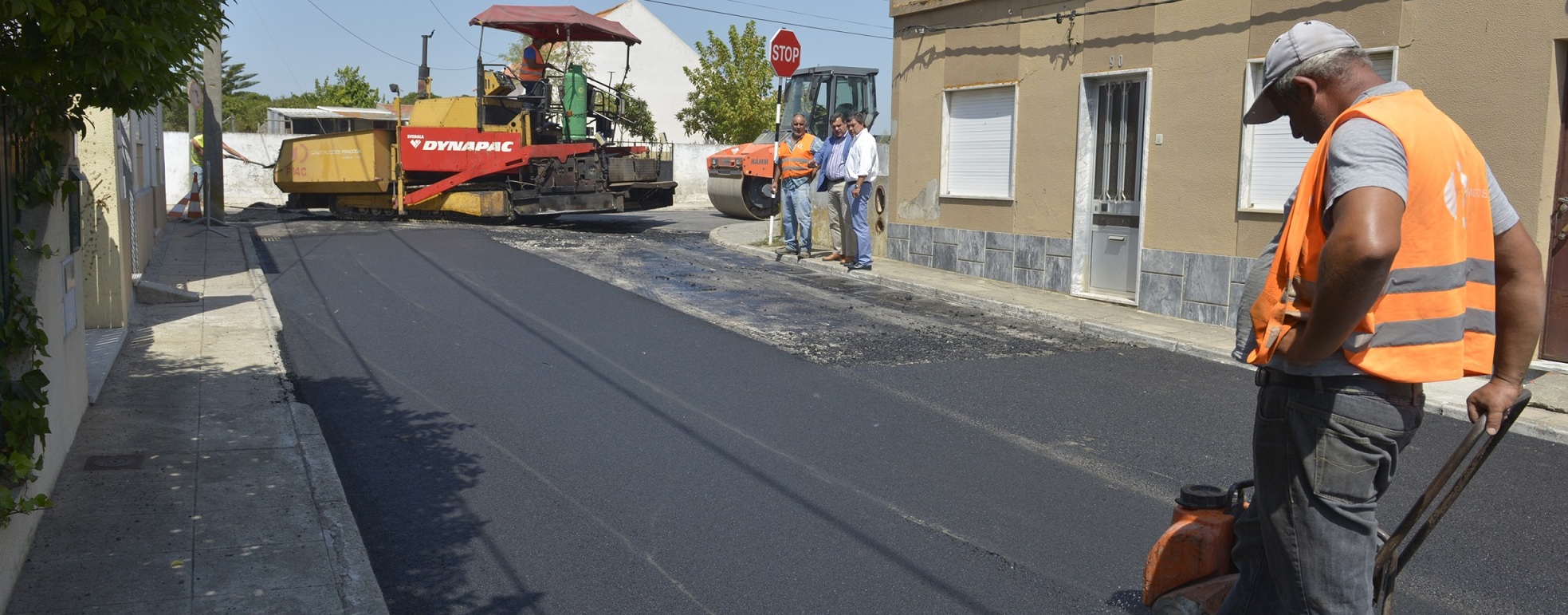 Pavimentações no Bairro do Areias