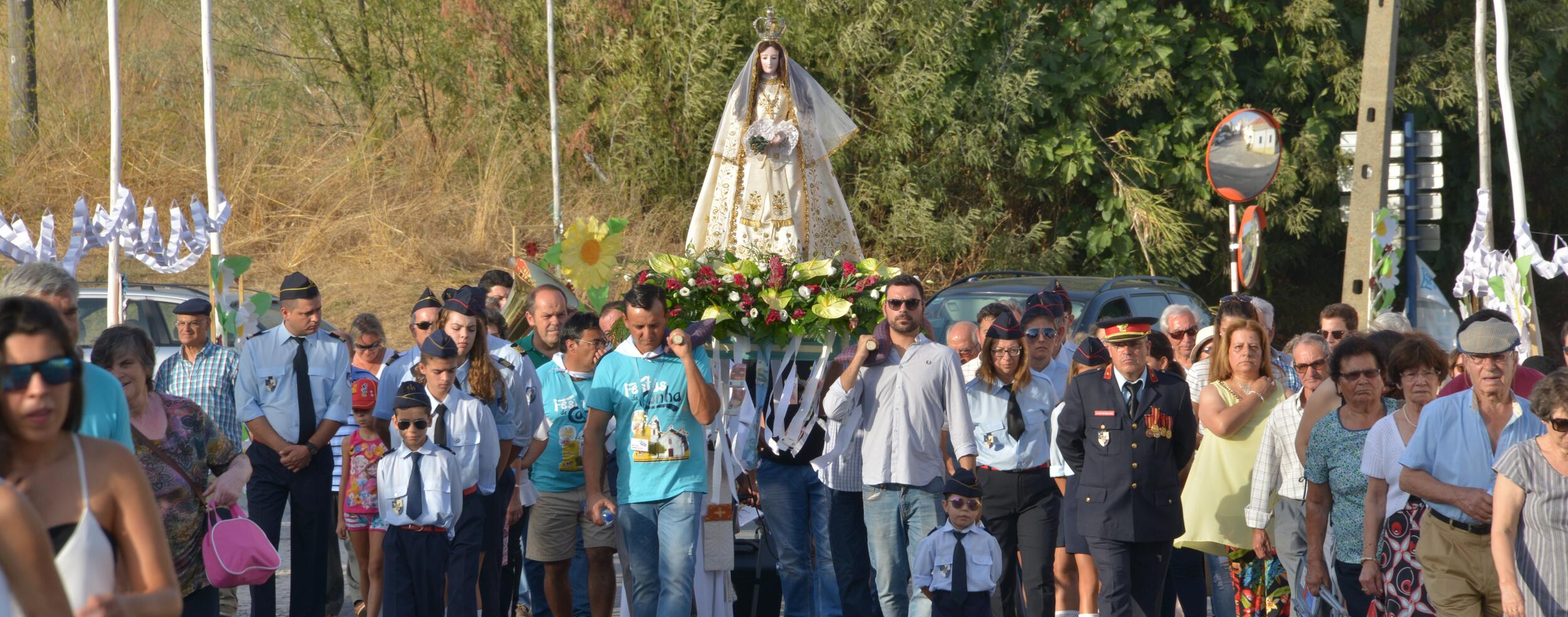 Canha esteve em festa