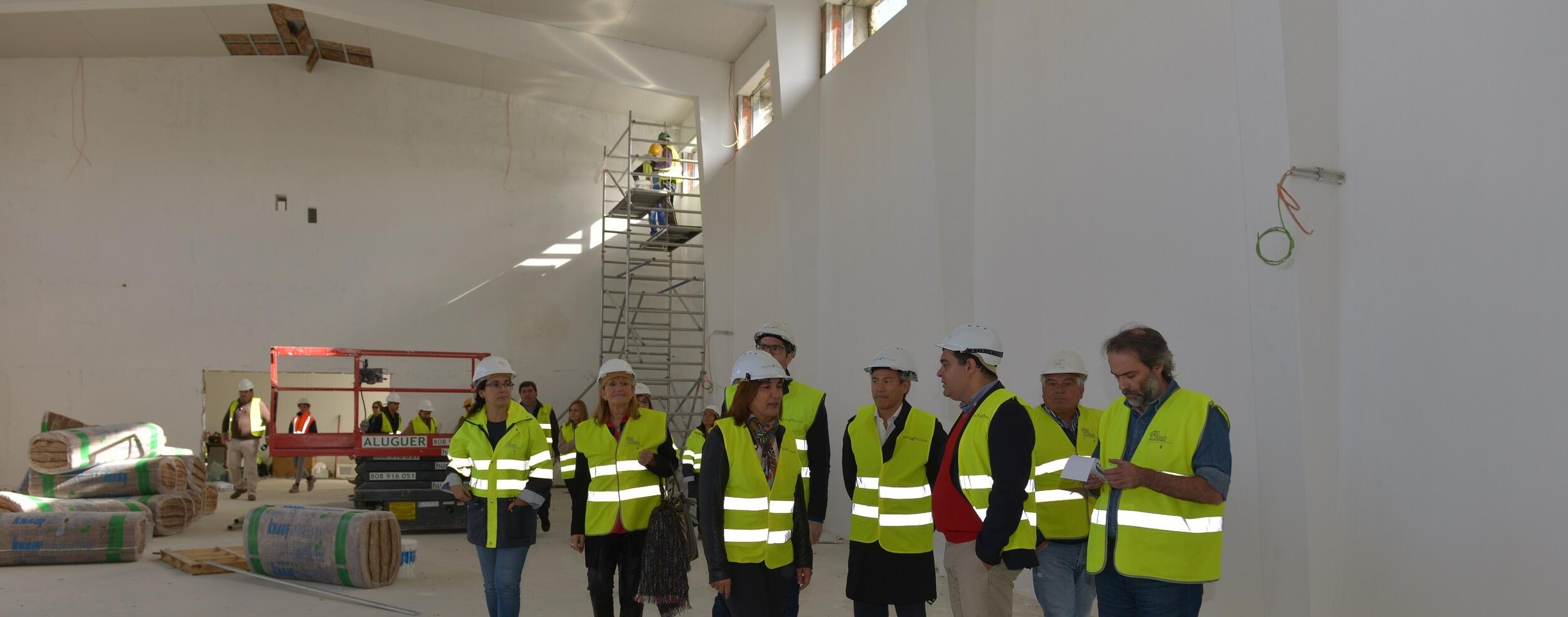 Obras da Escola Secundária Jorge Peixinho na reta final