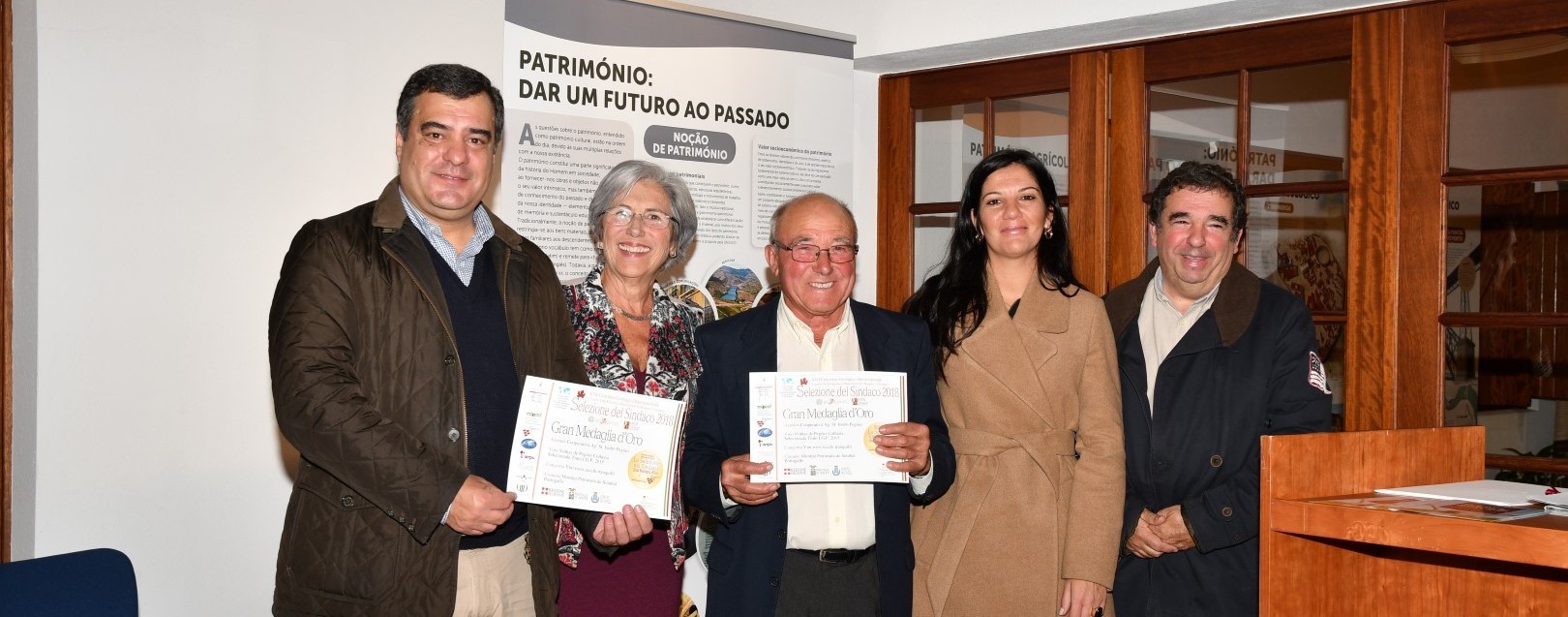 Adega Pegões recebe medalhas do La Selezione del Sindaco
