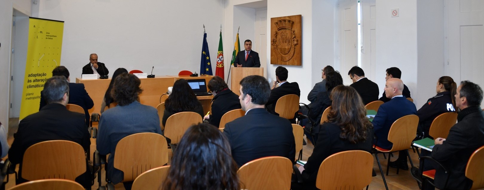 Plano Metropolitano de Adaptação às Alterações Climáticas em apresentação no Montijo
