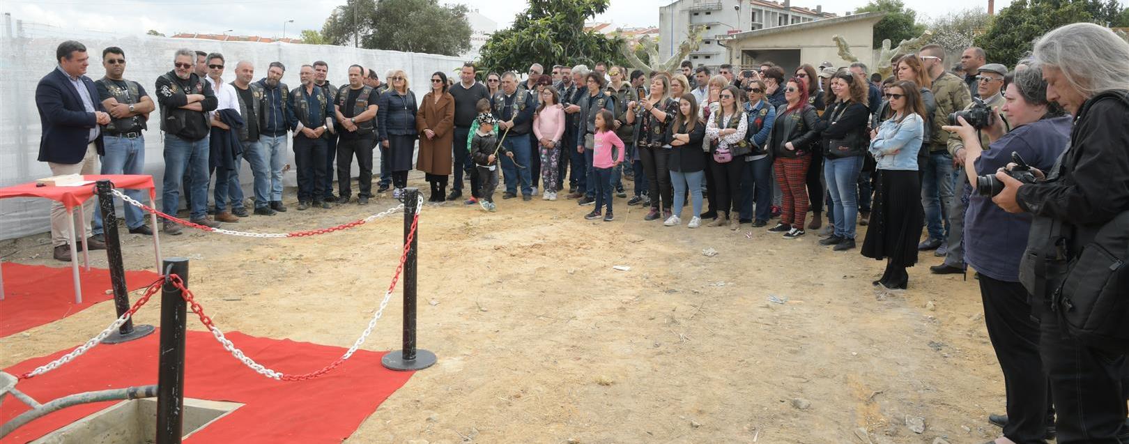 Primeira pedra da nova sede do Motoclube do Montijo