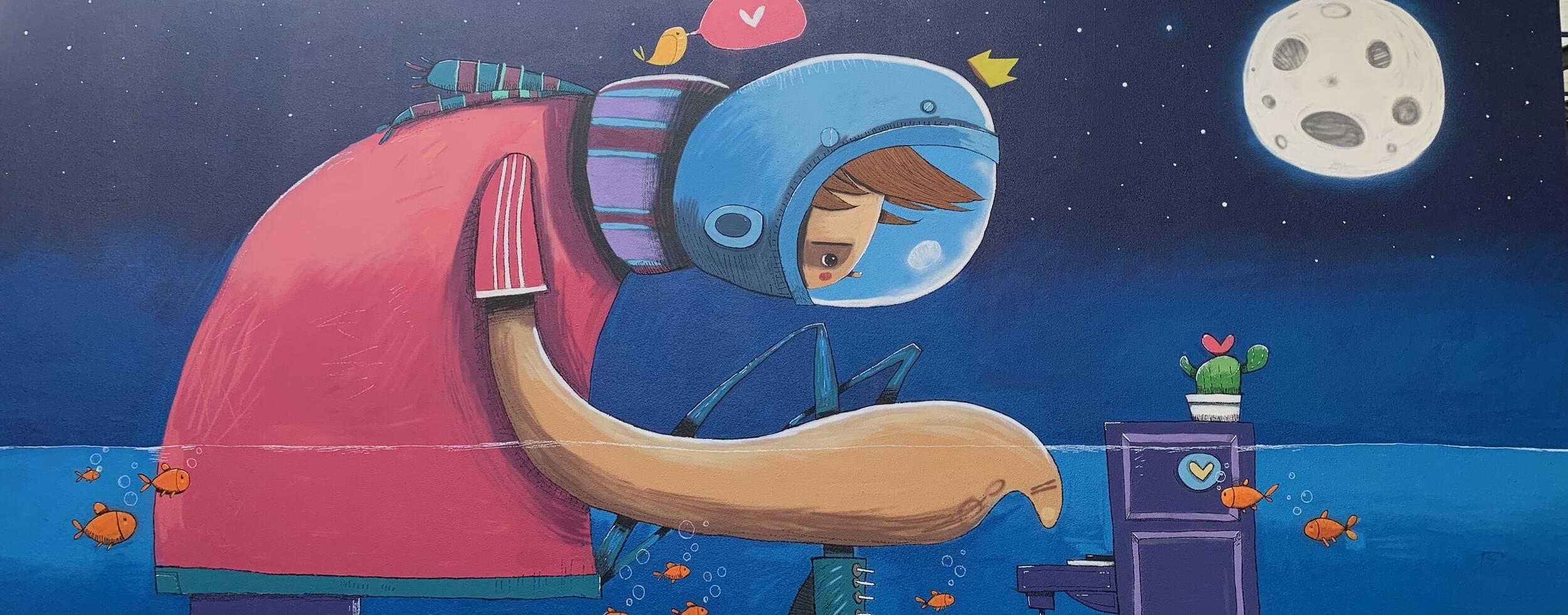 Arte urbana de João Rodrigues nasce no Bairro do Esteval