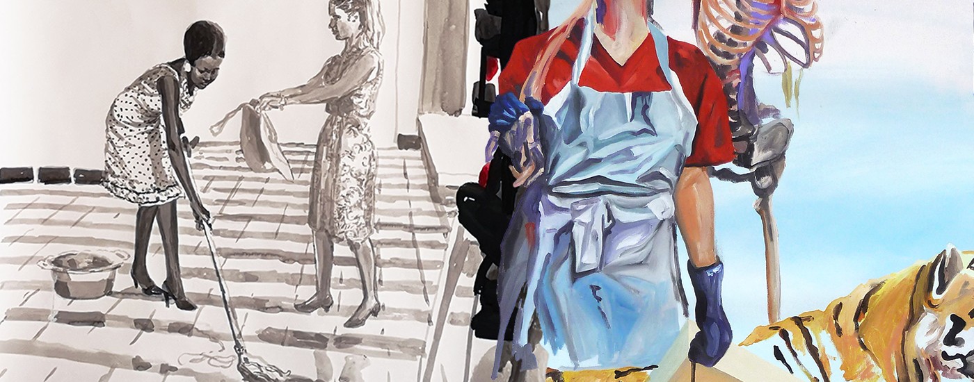 Exposição “Com o batôn nos dentes: desenho e pintura” (c/vídeo)