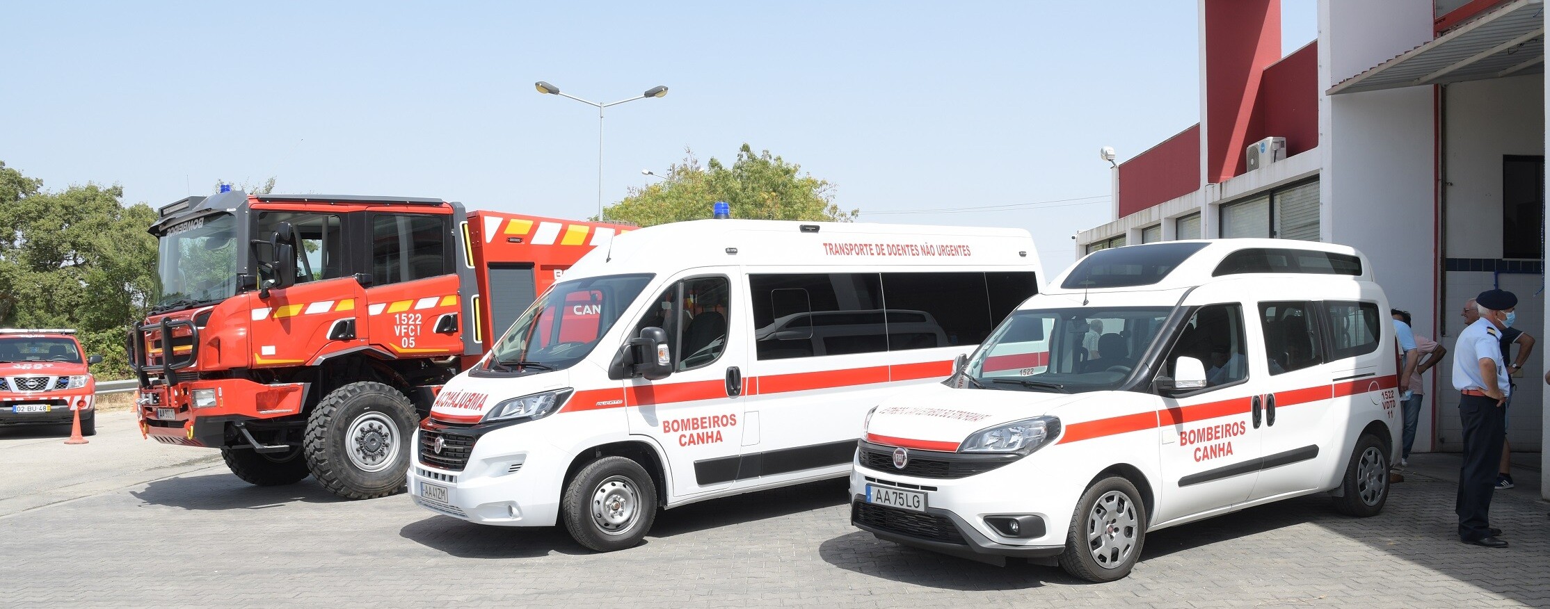 Bombeiros Voluntários de Canha com novas viaturas de socorro e emergência