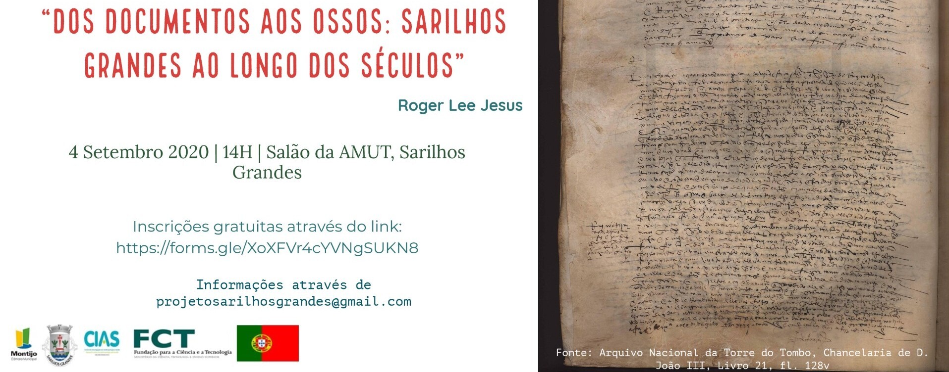 Aula aberta “Dos documentos aos ossos: Sarilhos Grandes ao longo dos séculos”