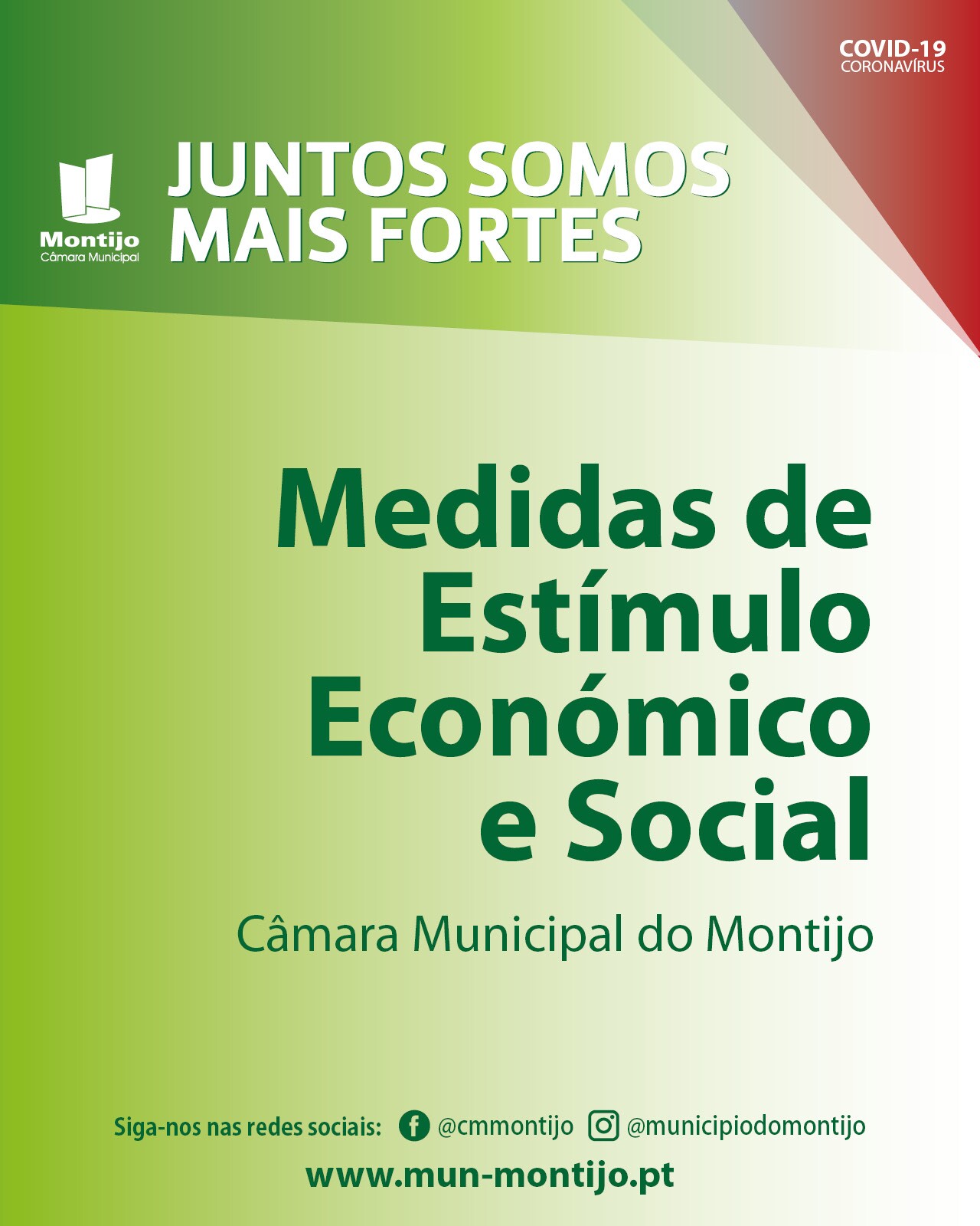 Câmara renova apoios ao comércio local e famílias