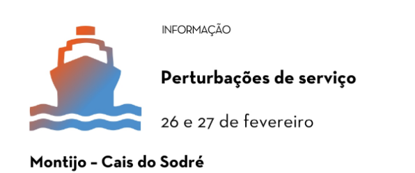 Perturbações de serviço no Terminal fluvial do Montijo