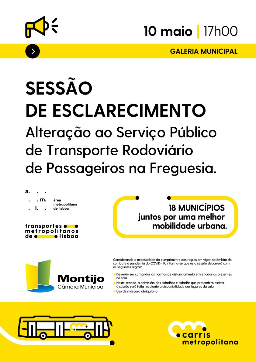 Sessão de Esclarecimentos "Alteração do serviço público de transporte rodoviário de passageiros n...