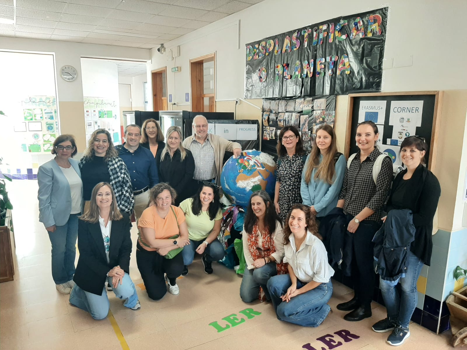 Encontro de professores no âmbito do projeto PROJETO ERASMUS+ “DEPLASTIFY THE PLANET”