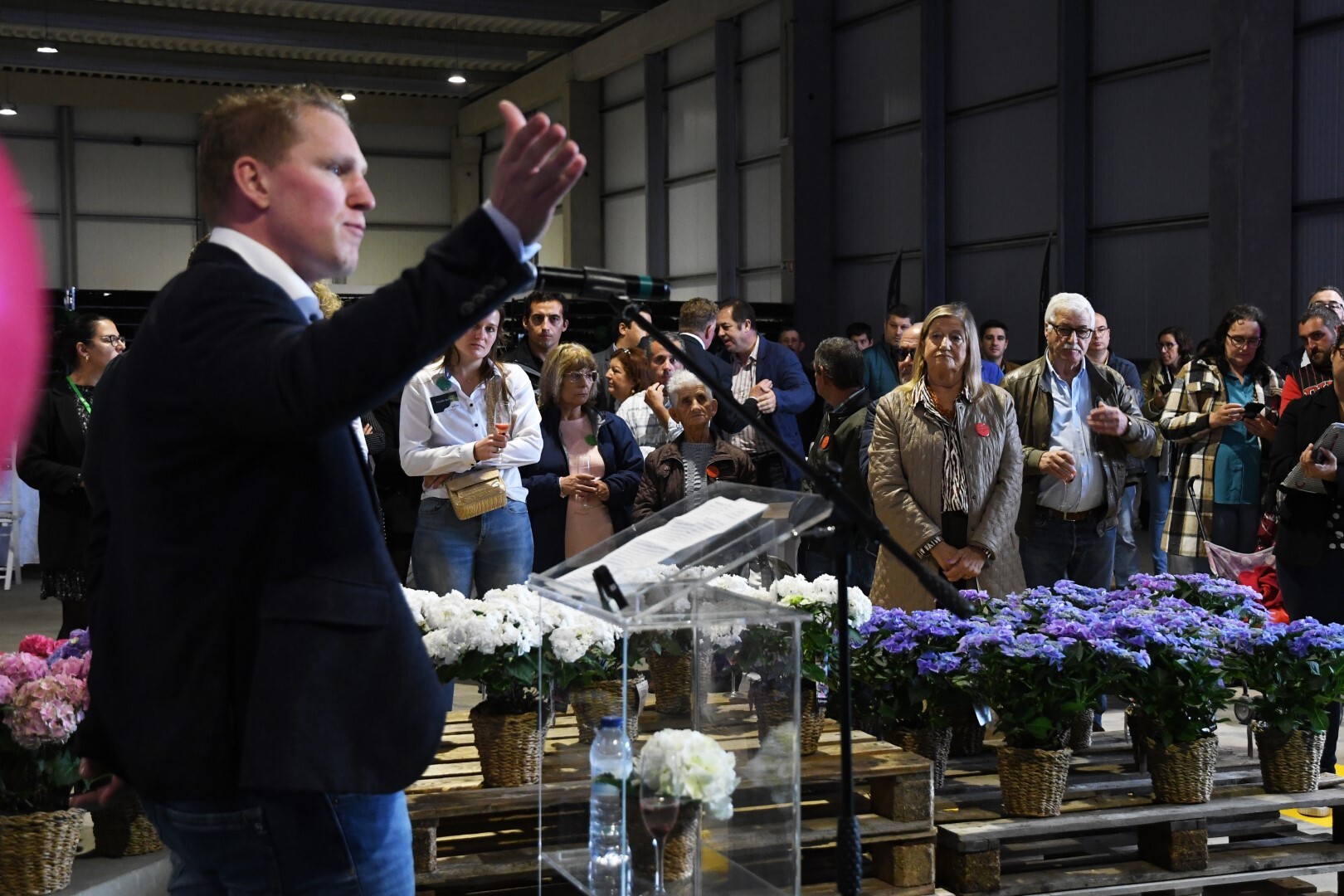 Armazém de frio traz avanço significativo para produção de hortênsias