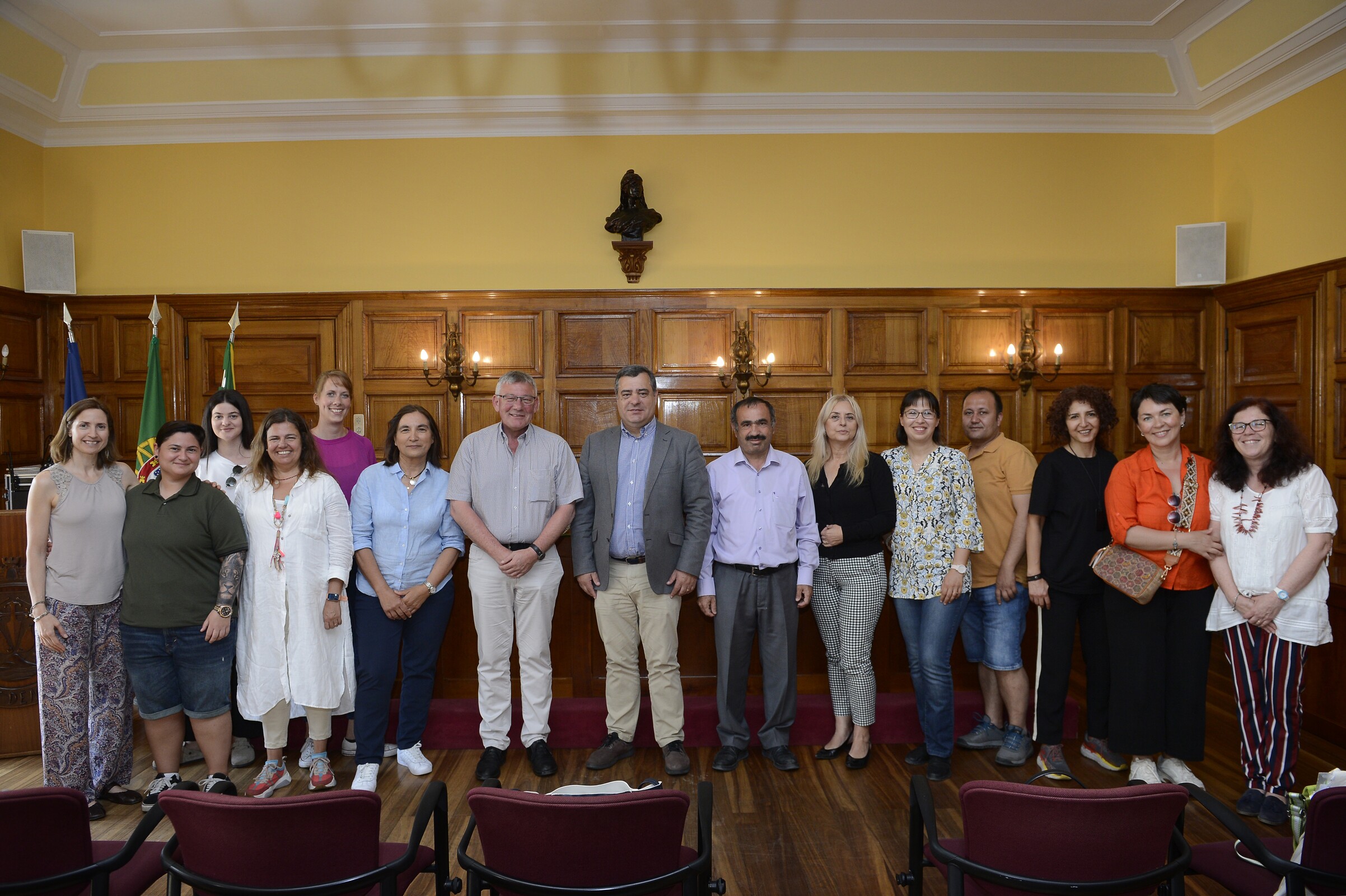 Professores da Alemanha e Turquia visitam Montijo