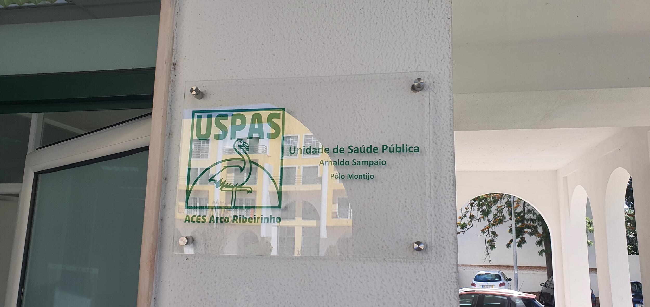 Unidade de Saúde Pública Arnaldo Sampaio está na praceta do Páteo d’Água