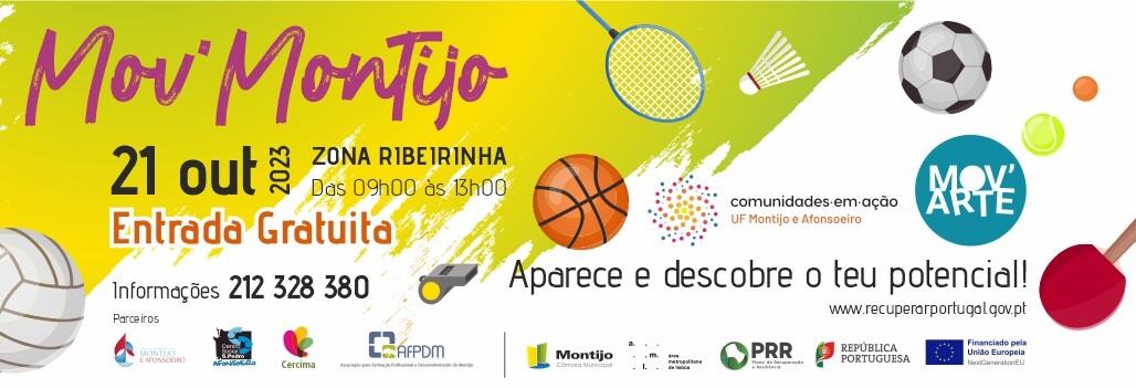 Dia ativo no Montijo: Mov´Montijo no Parque de Exposições 