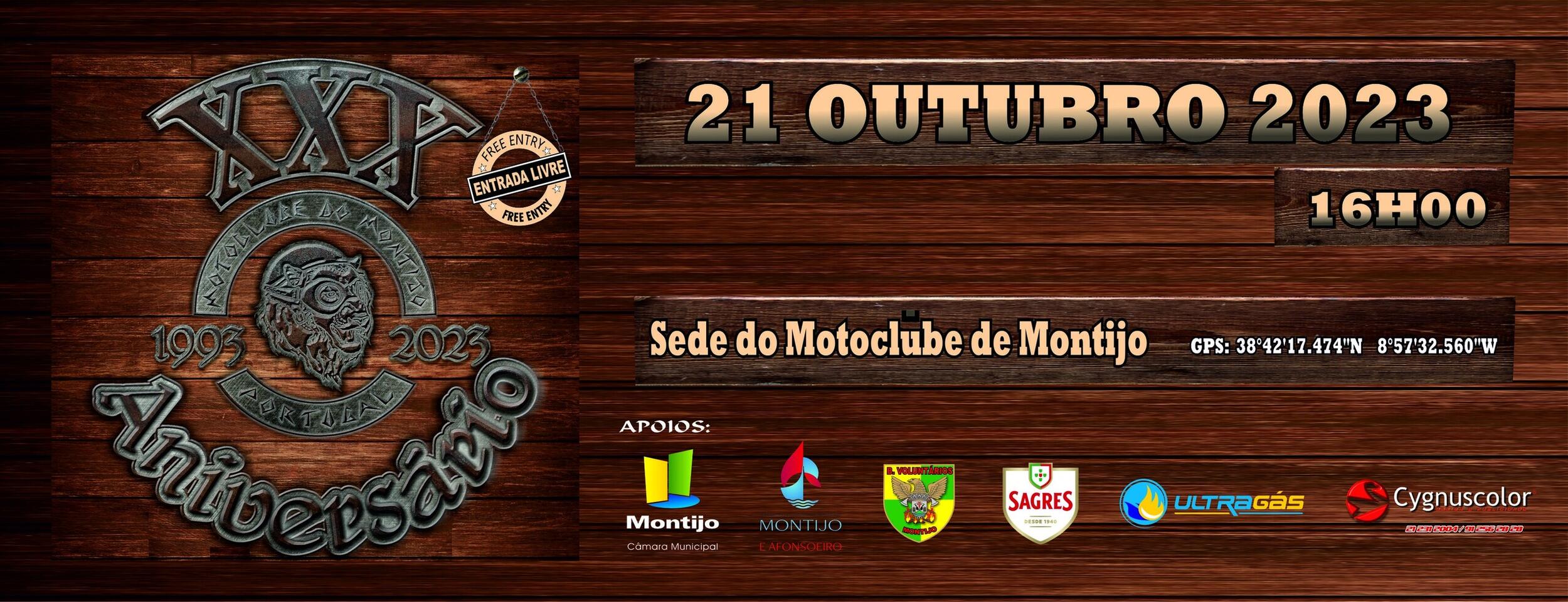 Motoclube do Montijo comemora 30.º aniversário no sábado