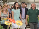 Ministra visita floricultoras do concelho