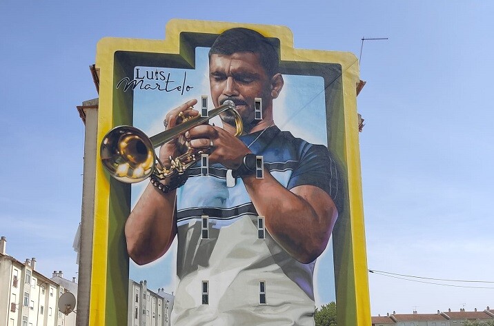 Mural em Homenagem ao Músico Luís Martelo // Artista VILE