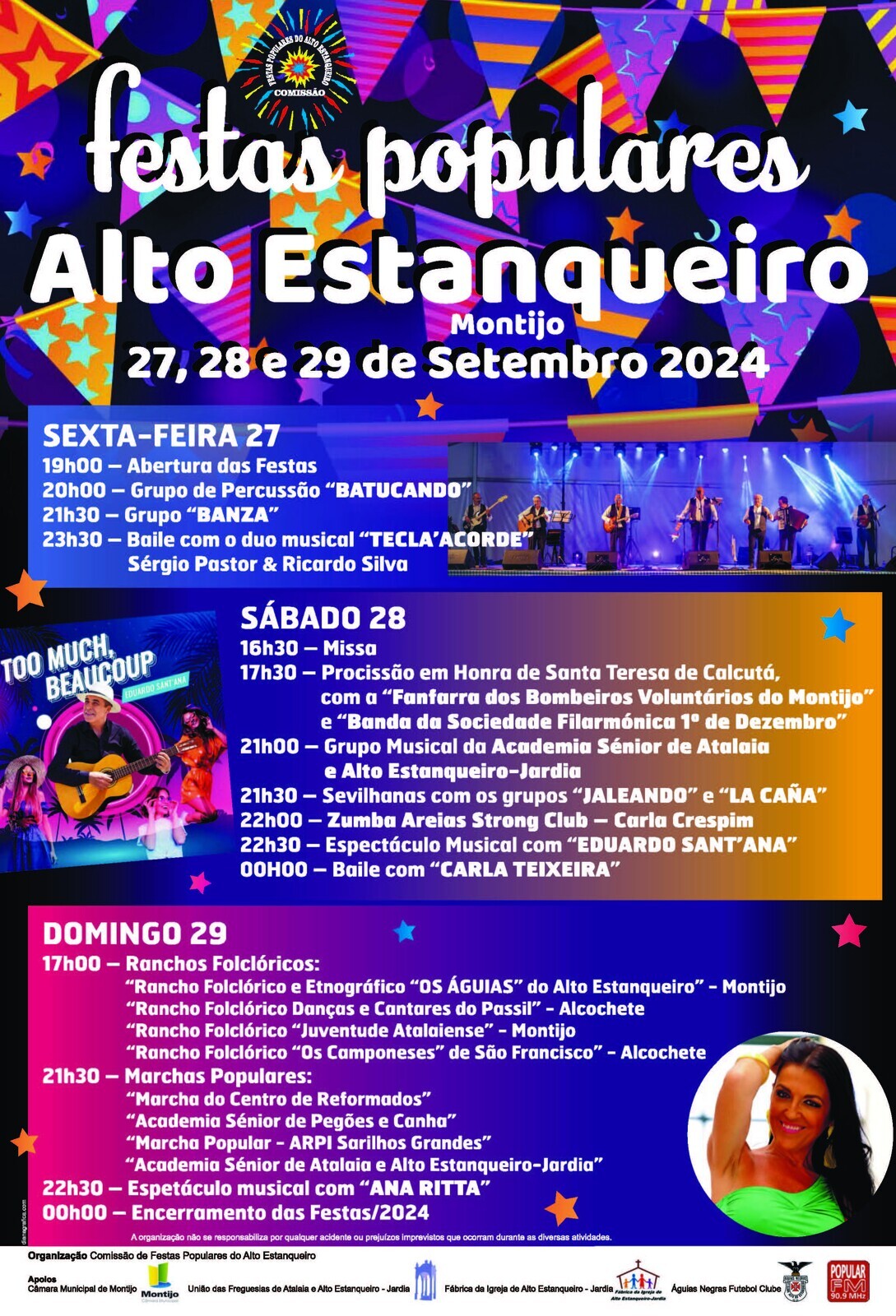 Cartaz Festas Alto Estanqueiro 2024