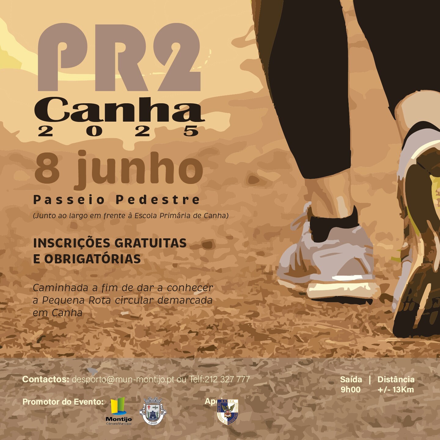 INSTAGRAM_1080X1080px_Caminhada PR2 Canha 2025