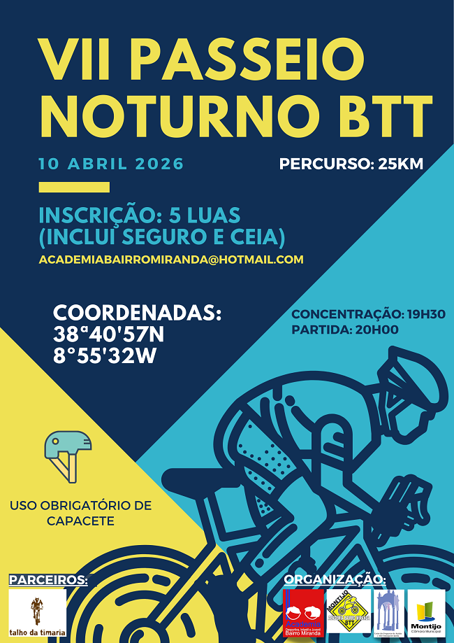 VII Passeio Noturno 2026