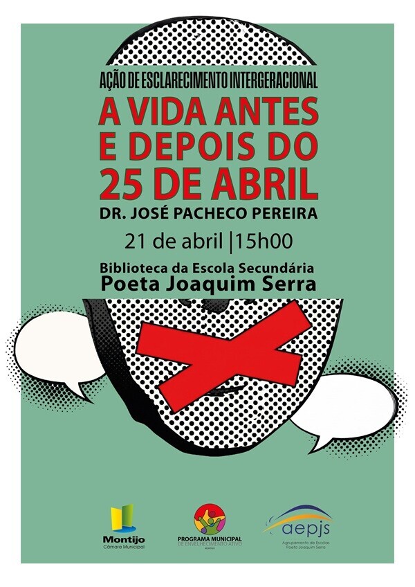 Cartaz A Vida Antes e Depois do 25 de Abril 600