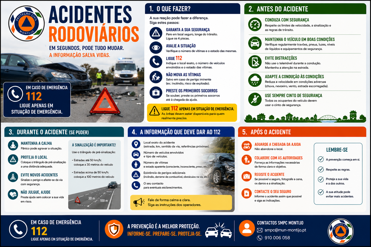 Folheto SMPC - Acidentes Rodoviarios