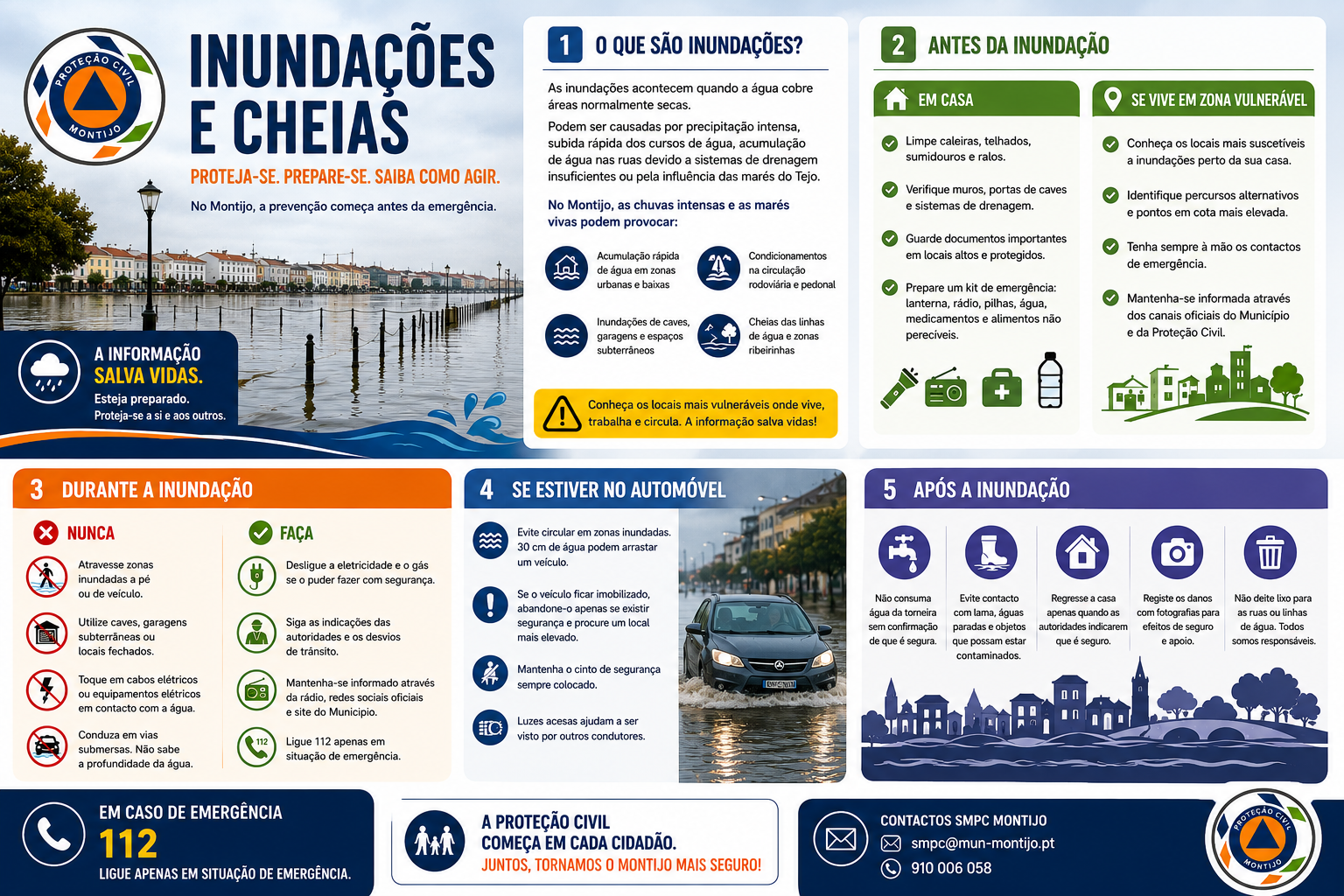 Folheto SMPC - Cheias e Inundações