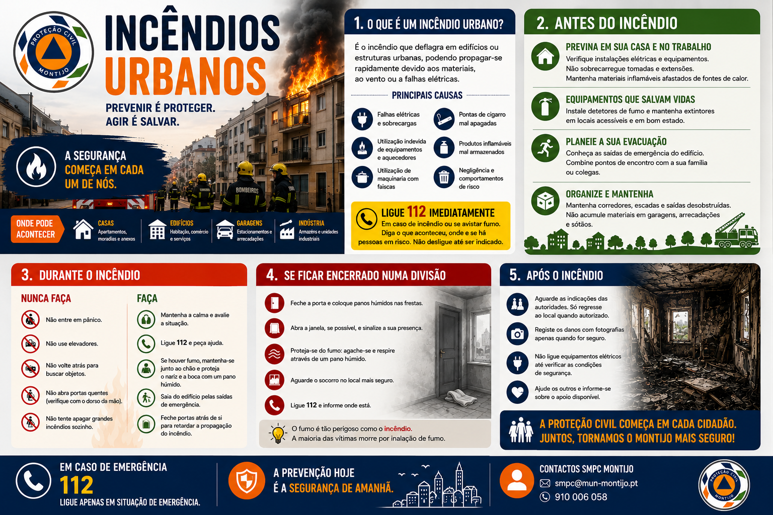 Folheto SMPC - Incêndios Urbanos