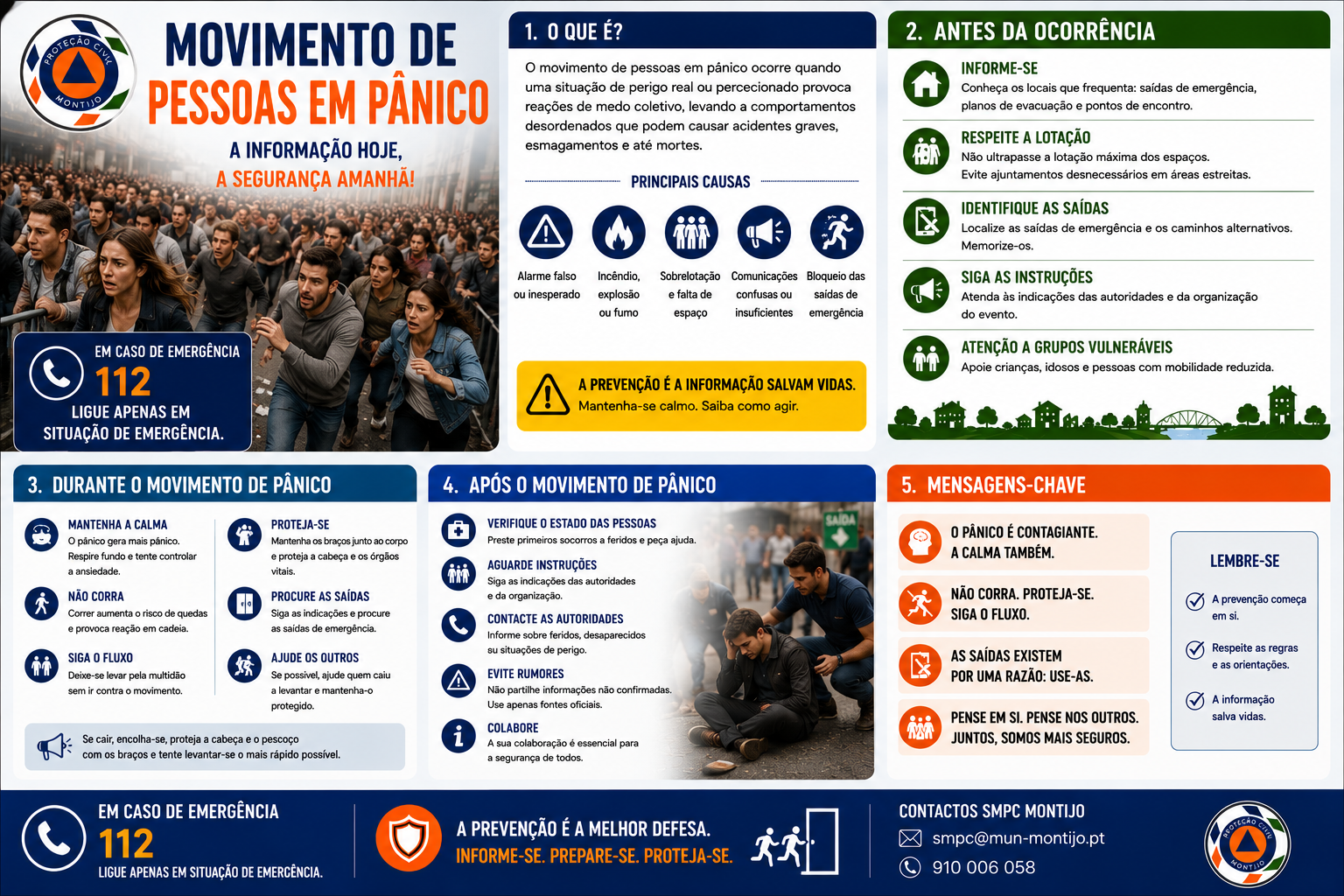 Folheto SMPC - Movimento de Pessoas em Pânico