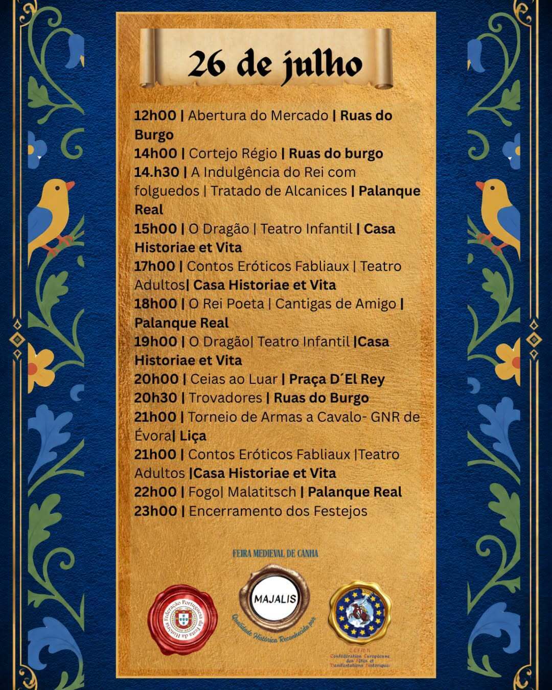 Programa Feira Medieval 26