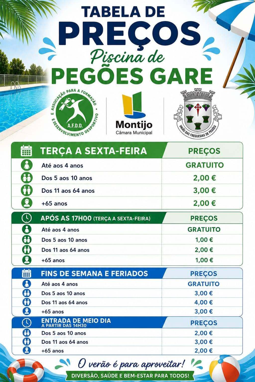 tabela pre&ccedil;os piscina