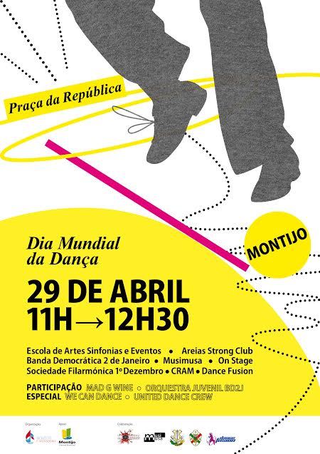 cartaz dia mundial dan&ccedil;a