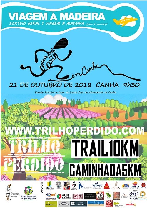 cartaz corrida pela arte