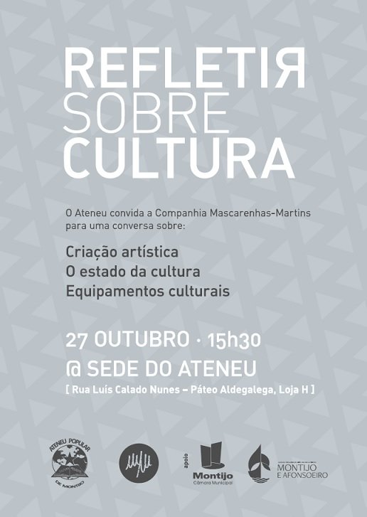cartaz refletir sobre cultura