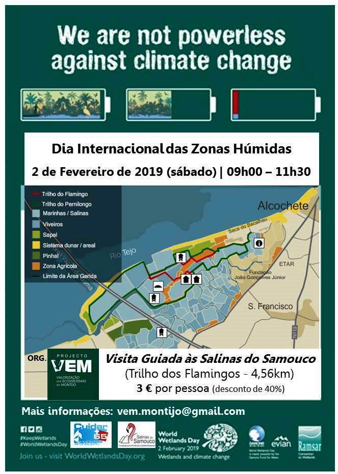 Cartaz - Comemoração do Dia Internacional das zonas Húmidas - 02-02-2019