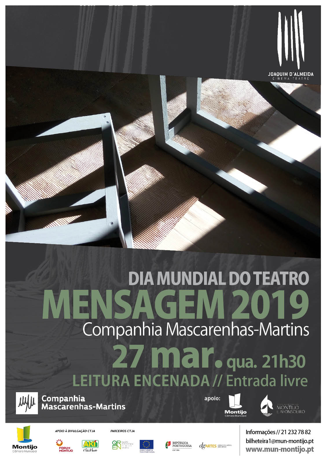 divulgacao MENSAGEM  Dia Mundial do Teatro