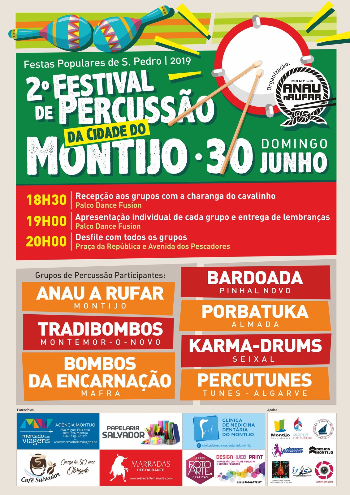 Cartaz do 2 festival de percussao (1)