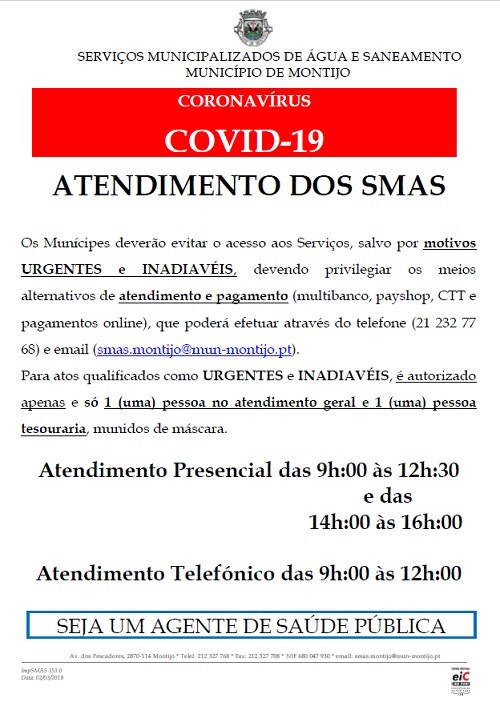 horario atendimento smas
